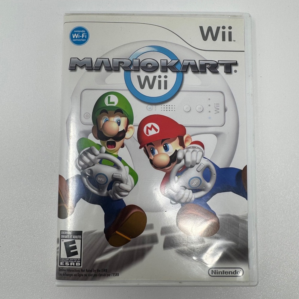 Mario Kart Wii Nintendo‎ Wii Game Complete with Manual RVL P RMCE USZ